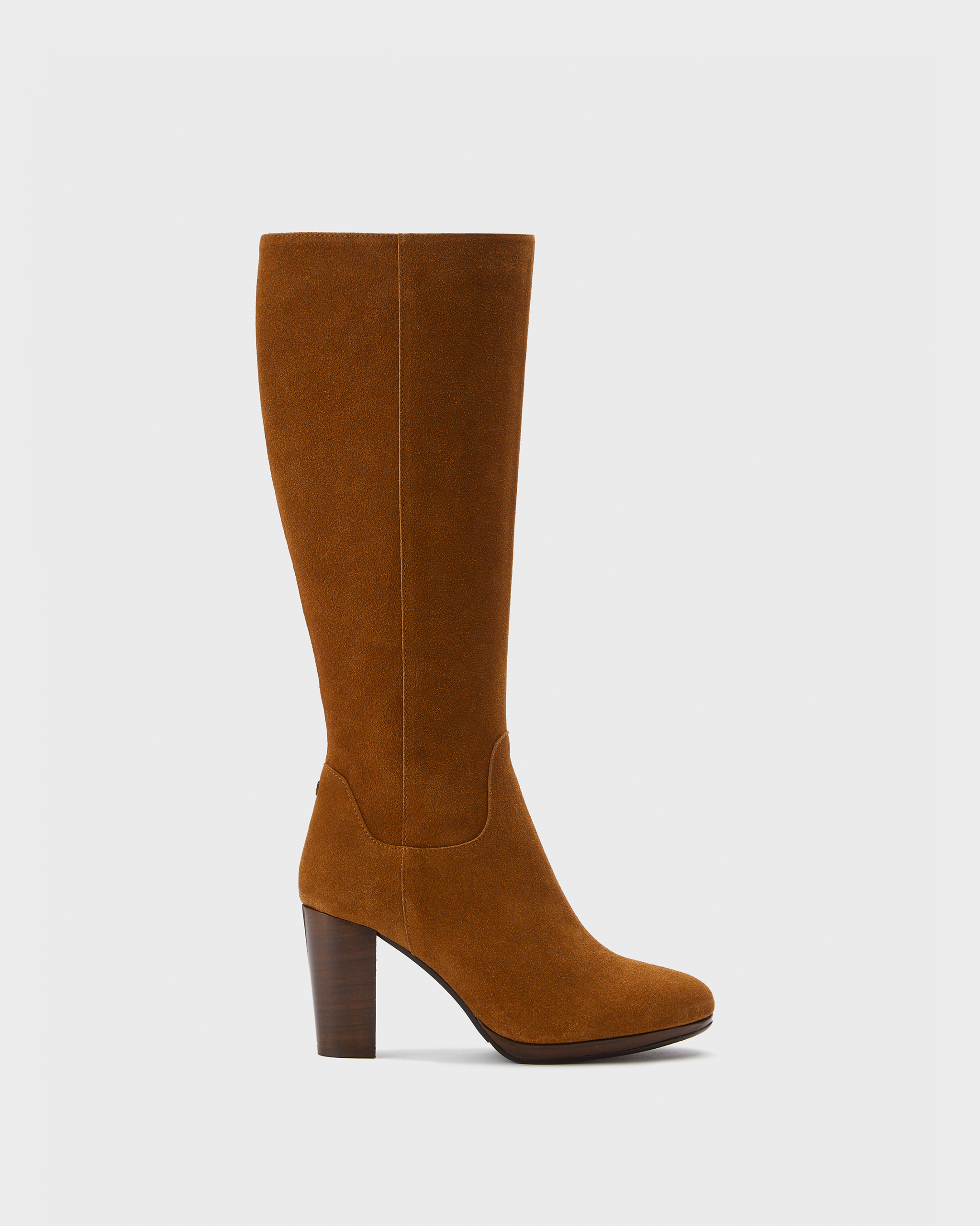 Tan high knee boots clearance